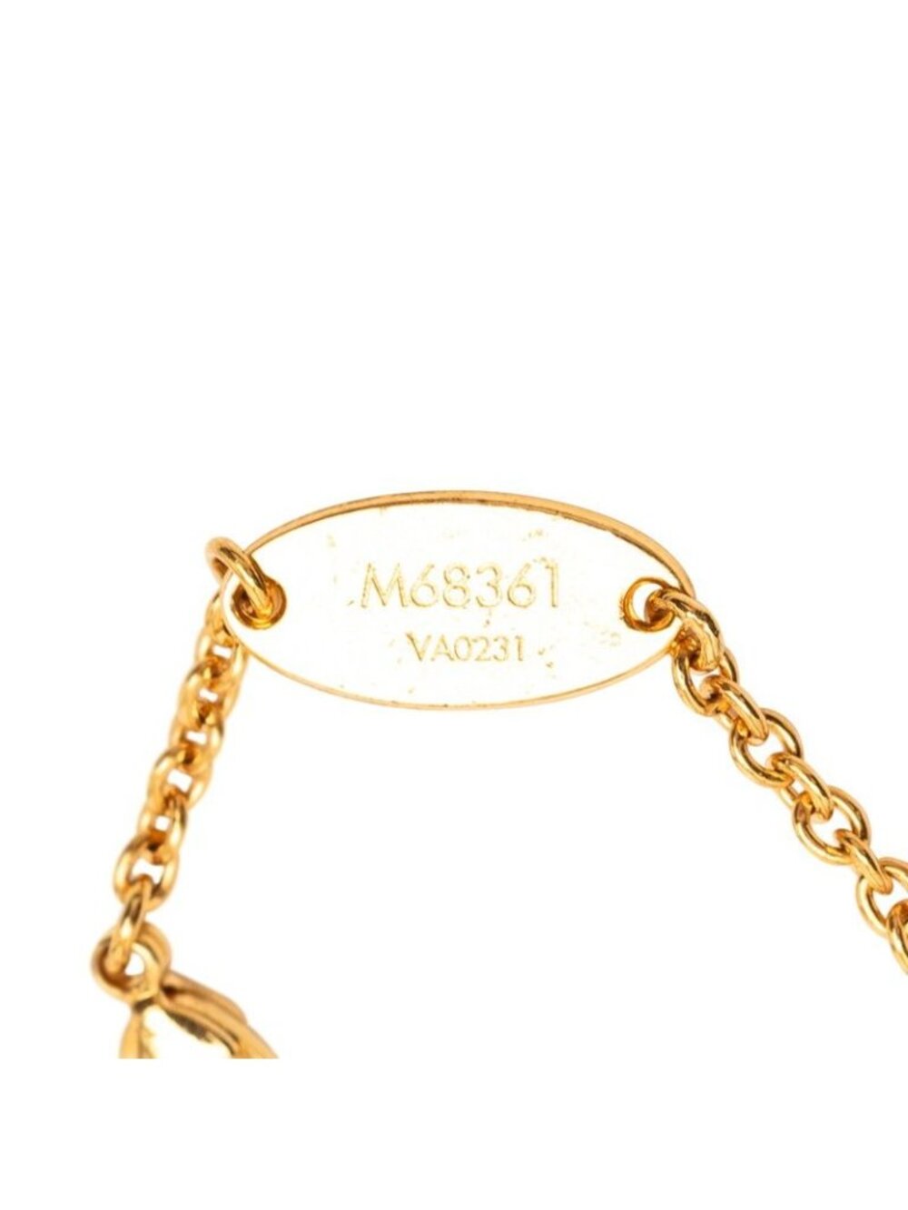 Louis Vuitton Bracelet Essential Lou Gold Plated Faux Pearl - Picture 8 of 8
